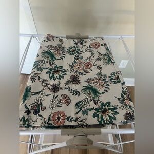 LOFT Floral Pencil Skirt